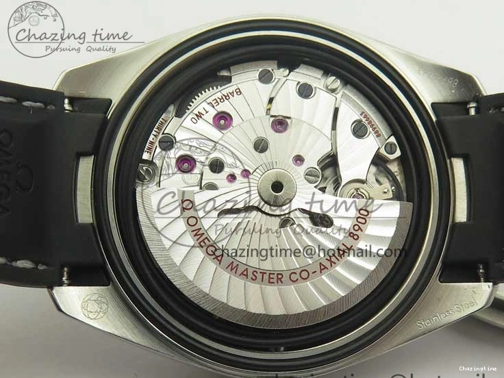 0312 Aqua Terra 150M Master Chronometers VSF 1:1 Best Edition Black Dial SS Hand on Black Rubber Strap A8900 Super Clone Unisex 8005